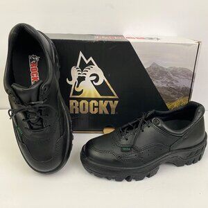 Rocky Postal TMC 5101 Black Oil Slip Resistant Work Safety Shoes Womens 9 ME
